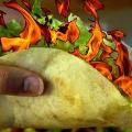 Flaming taco